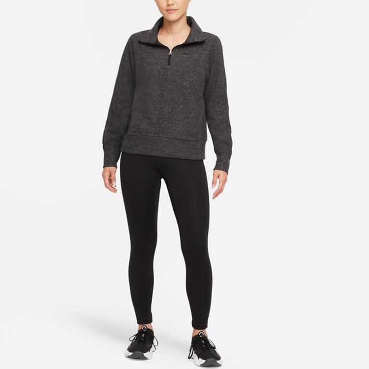 Nike Training Warm Easy To Wear Stand Collar Hoodie Women Hoodies Black DM8184-032