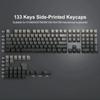 Xiaomi 135 Tasten Cherry Profil Traubengrün Keycaps Seitenaufdruck Durchleuchtend Keycaps Double Shot PBT Keycap für MX Switch Gaming-Tastatur