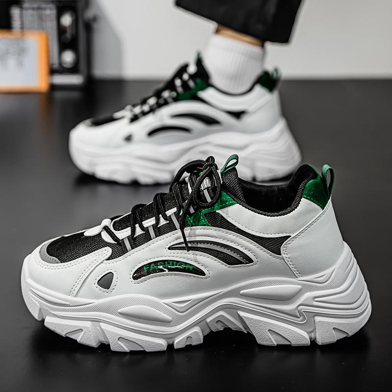 Thick Bottom Height Increase Versatile Men's New Summer Breath Trendy Casual Sneakers Ultra Light Outdoors Students Sports Shoes