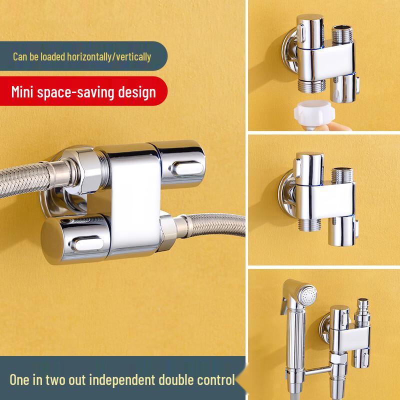 VEMUSE Toilet Spray and Washing Machine Faucet with Telescopic Spout