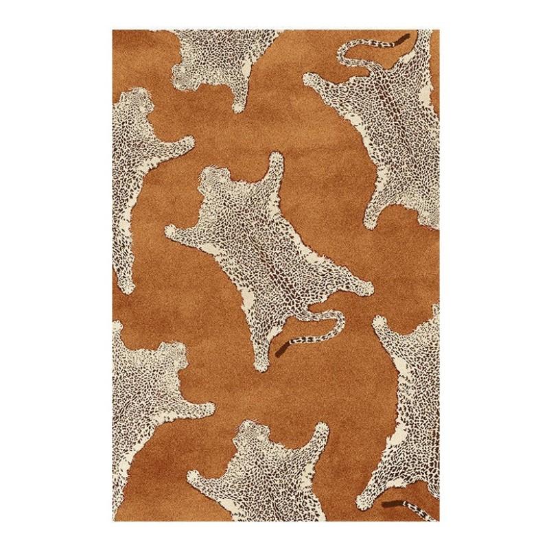 Light Luxury Plush Lounge Rug Home Bedroom Decor Leopard Print Carpet Thicken Study Non-slip Mat Nordic Carpets for Living Room
