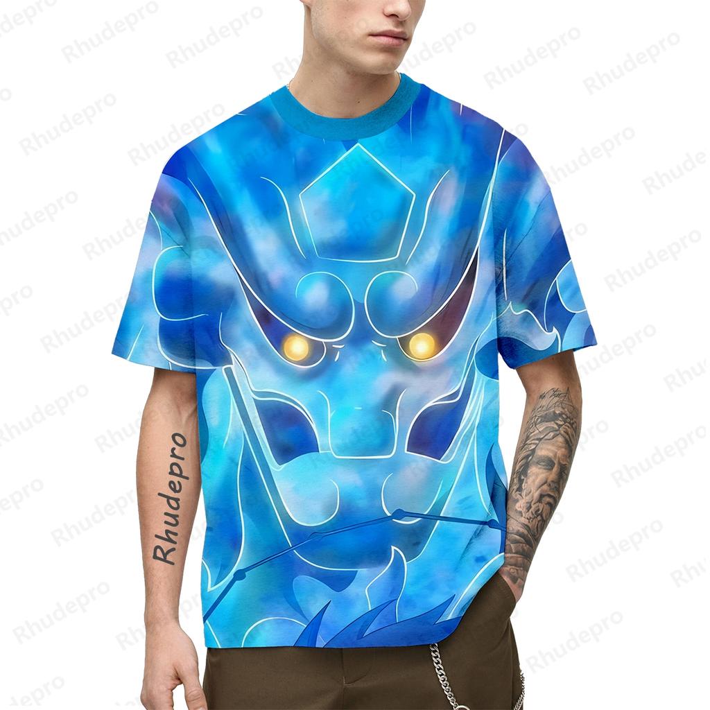 Hip Hop T Shirts For Men Men's T-shirt New Clothing Naruto Short Sleeve Cosplay Oversized Y2k Clothes T-shirts Gift 2024 Tops