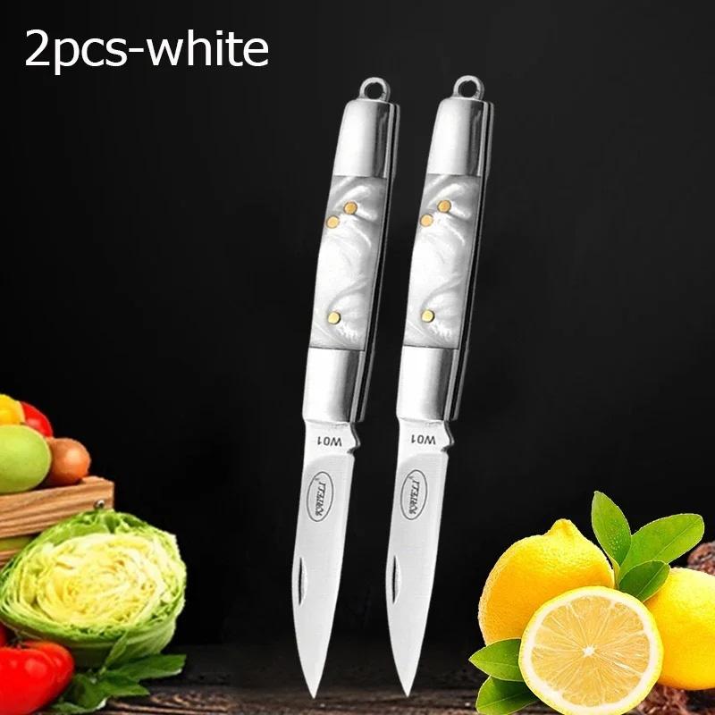WXCOO Stainless Steel Pocket Knife Kitchen Accessories Cooking Durable Kitchen Paring Knives Folding Fruit Knife Meat Cleaver