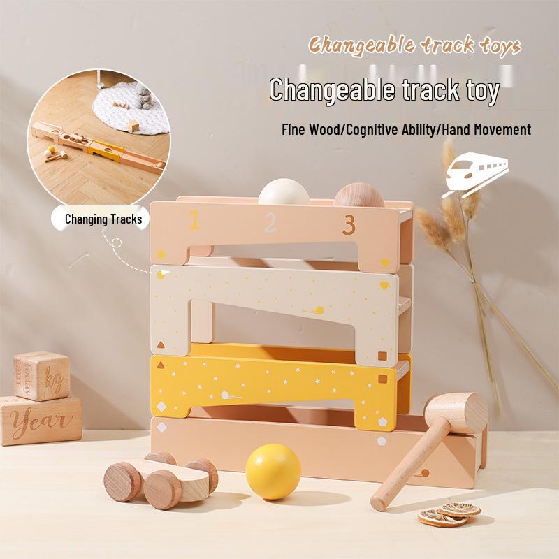 

Wooden Musical Ball Drop Toy for Early Childhood Development