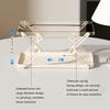 Clear Tissue Box Holder Spring-loaded Tissue Dispenser Transparent Desktop Tissue Box Cover for Home Office Bathroom Car
