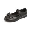 Girls Black Patent Leather School Shoes Formal Occasions Magic Tape TPR Sole Ages 4-16