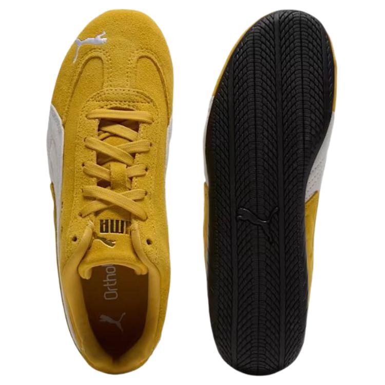 PUMA Speedcat Abrasion Resistant Abrasion Resistant Low top Casual Shoes Women's Yellow 400986-06