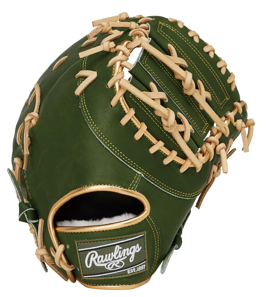 

Rawlings PRO EXCEL GR5FHECM53 Baseball First ML Throw HOH® –Color Palette- Glove, Soft, Base, Green, 11.75 inches, Right-Handed