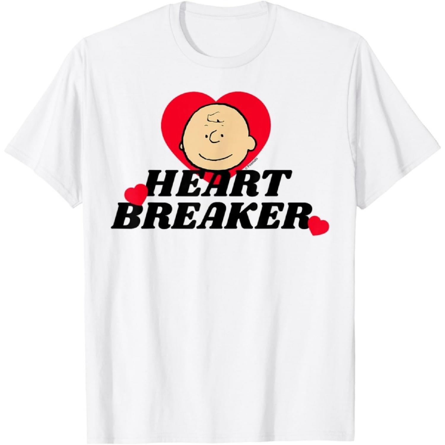 Peanuts Charlie Brown Heartbreaker T-Shirt XXXXXL белый