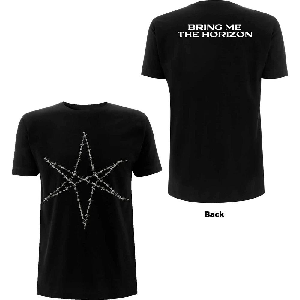 Bring Me The Horizon Unisex TShirt Barbed Wire (Back Print) S