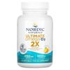 Nordic Naturals, Ultimate Omega 2X with Vitamin D3, Lemon Flavor, 60 Softgels