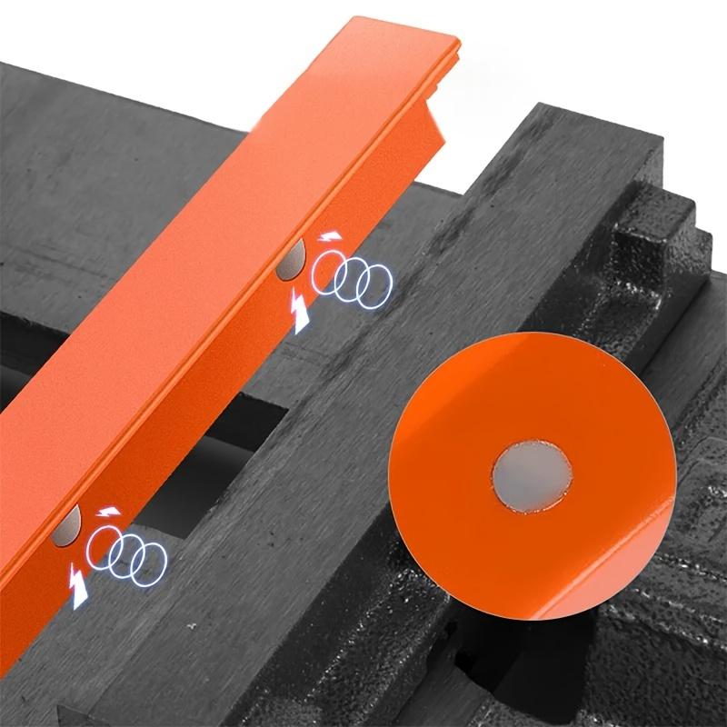 [Magnetic Protector Pads for Vise] Orange Magnetic Clamp Grips Protector Pads - Anti-Slip Clamp Protector for Vise, Metalworking, Woodworking