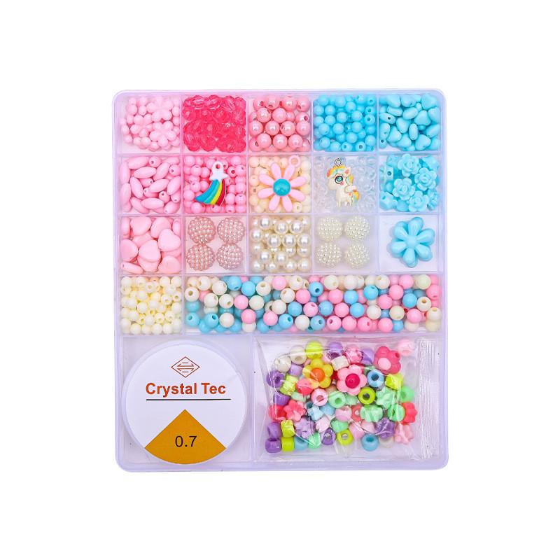Crafting Bead Children Kit Plastic Elements Brain Development Bonding Family