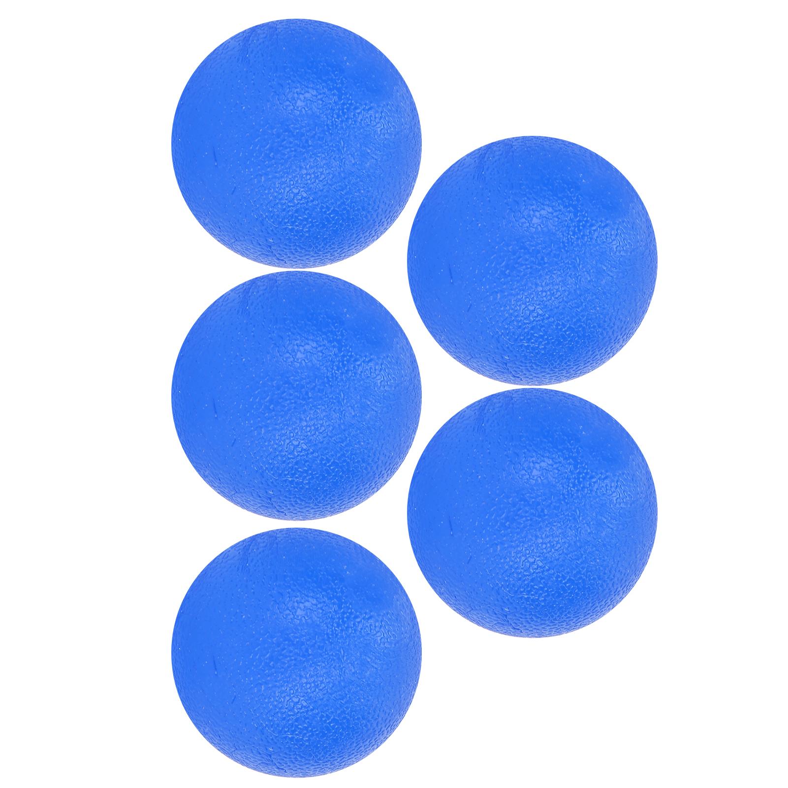 

5pcs Finger Rehabilitation Grip Ball Wrist Strength Training Exercise Hand Grip BallBlue 30 Degree
