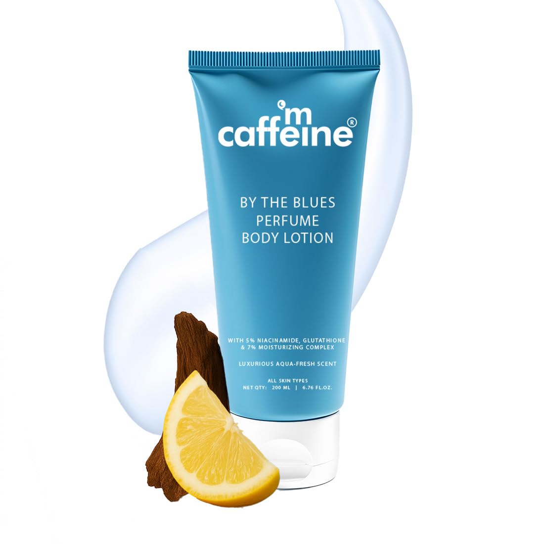 

mCaffeine By The Blues Perfume Body Lotion 200ml Pack of 1 for Brightening Hydration and Daily Use