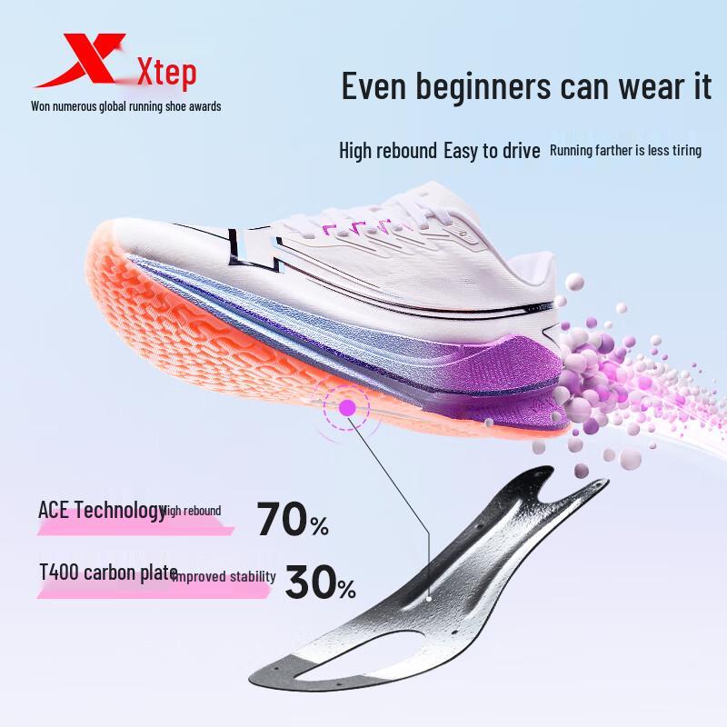 Xtep Breaking Blade Carbon Plate Racing Marathon Running Shoes