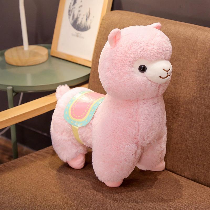 Cute Alpaca Doll Sheep Plush Toy Bed Holding Sleeping Pillow Muppet Birthday Gift Girl