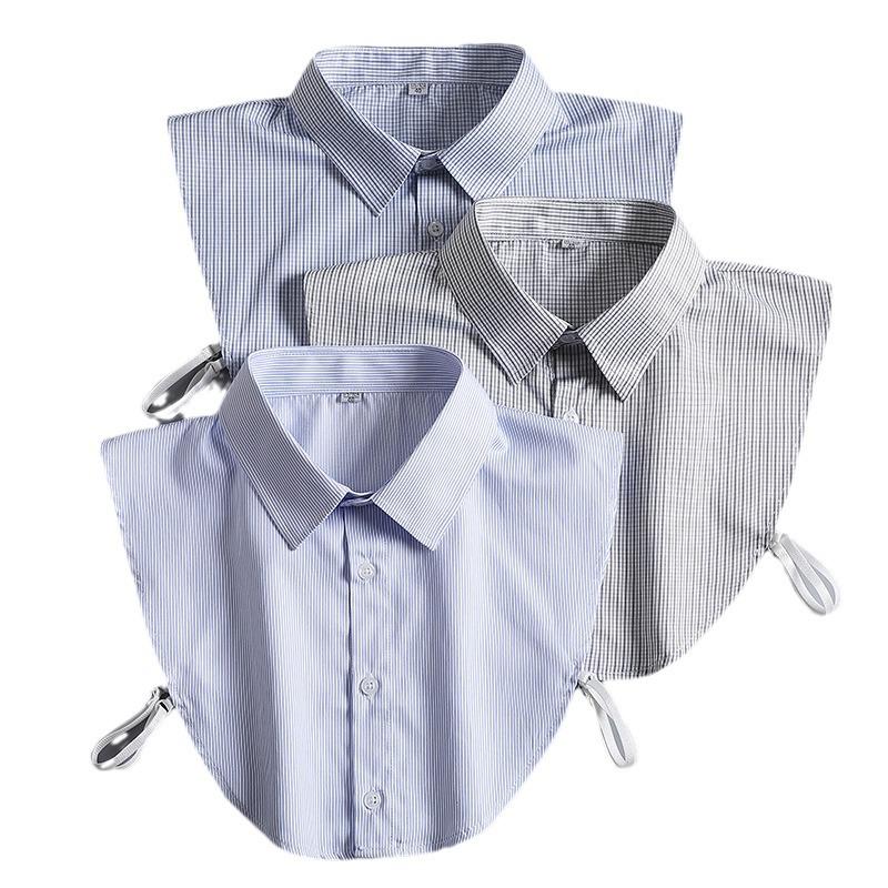 Herren Abnehmbarer Reiner Baumwollhemdkragen für Ganzjahres-Businesskleidung