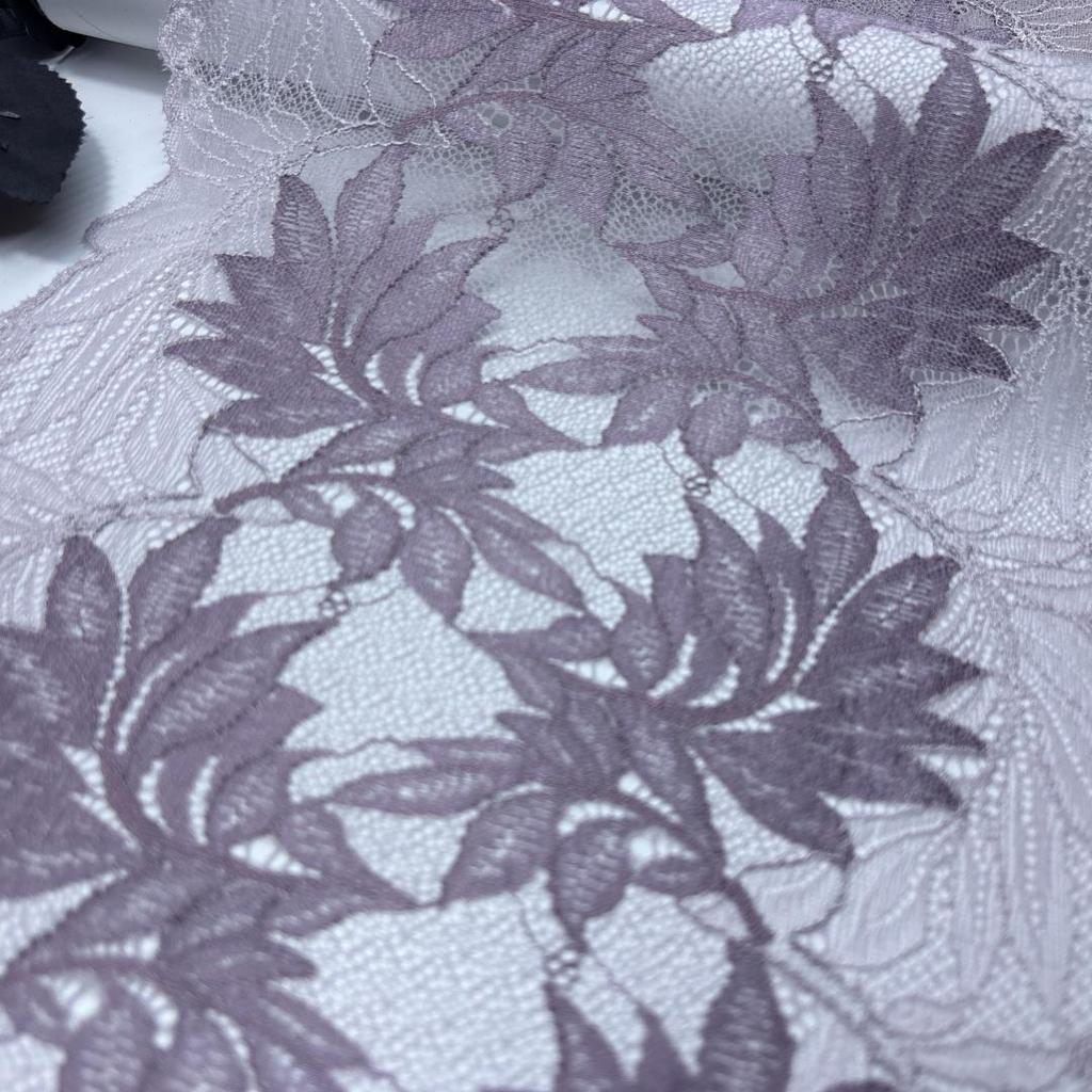 ( 3 Colors ) Elastic Lace, 23cm wide Mutilcolor Stretch Elastane Lace Trim for Lingerie, Bra, Underwear, Dress, Garment, Sewing & Crafting
