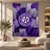 Decorative Tapestry,Austria Wien FC Printed Wall Art, Lightweight Wall Hanging For Bedroom Background