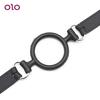 Funny Mouth Silicone with Bondage Soft BDSM Strap Gag Mouth Ring Adult Fetish Sex Tool