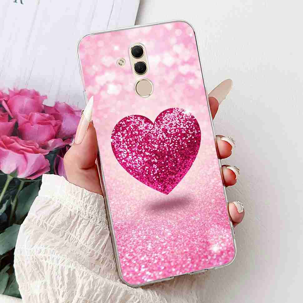 For Huawei Mate 20 Lite 6.3" Case SNE-AL00 Cute Cat Soft Silicone Cover For Huawei Mate 20Lite SNE-LX1 Colorful Butterfly Shell