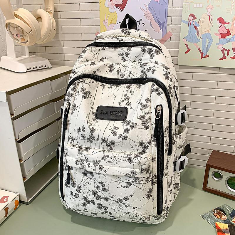 New Chinese style high value fresh and sweet backpack girl junior high school students lightweight large capacity backpack