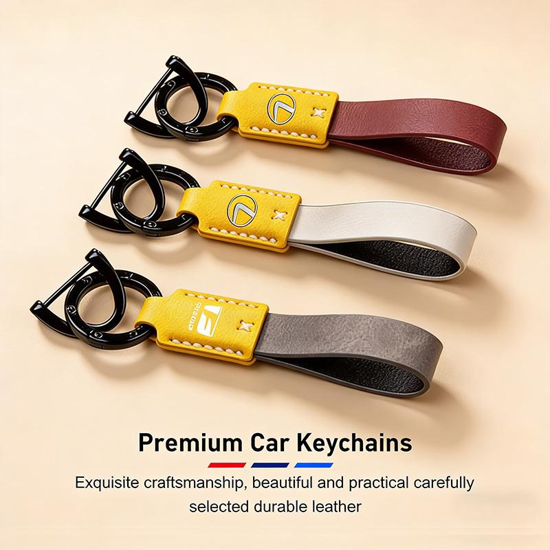 Car Luxury Key Rings Fashion Leather Keychain Decoration For Lexus F-SPORT ES RX NX LS UX LM LX GX LC RZ IS CT GS RC HS SC TX AL9