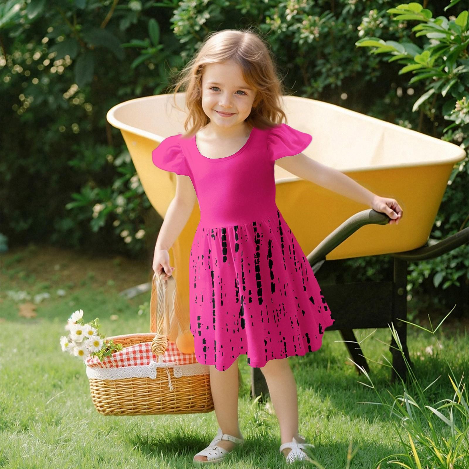 

Девочки Платье с рукавами для малышей Платья Повседневные платья для вечеринок и школ Одежда для девочек 140