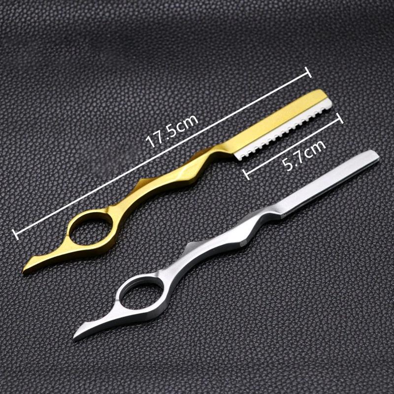 Hair Thinning Razor Shavel Cutting Knife Thinner Blades Stainless Professional Sharp Barbershop Hair Shaver Cutting Knife Tools