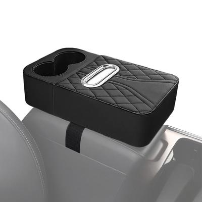 Car Center Console Armrest Cushion Pad, Raised Height for Ergonomic Elbow Support Comfort Upgrade for Long Drives In SUV Sedan