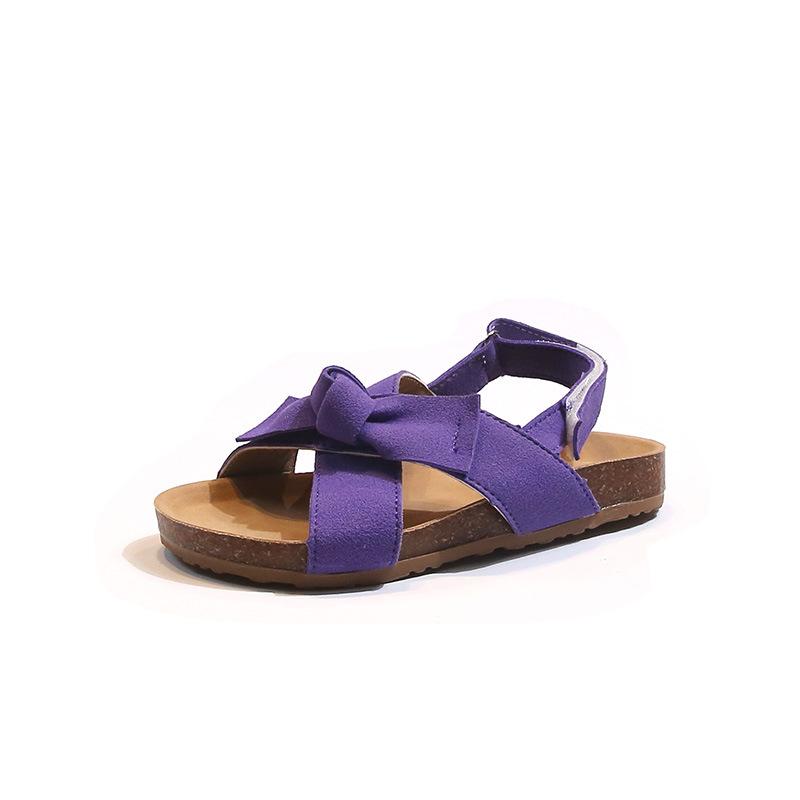 

Туфли принцессы, модные сандалии для девочек, летний богемный стиль, лесной стиль, пляжная обувь с открытым носком, универсальные для малышей и школьников 36