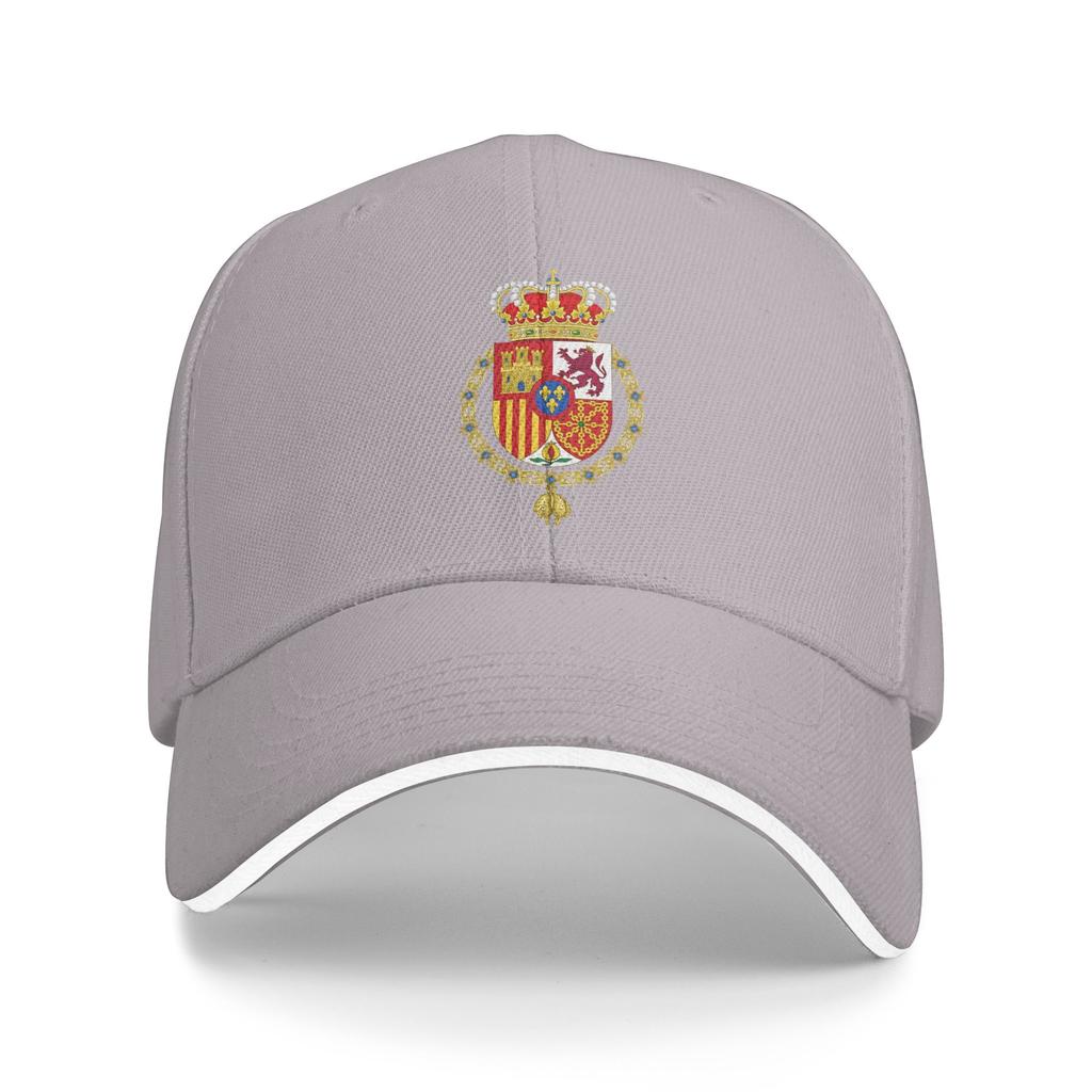 Summer Casual Baseball Cap King Of Spain Coat Of Arms Outdoor Sports Hip Hop Hats For Couple Women Dropshipping Baseball Caps