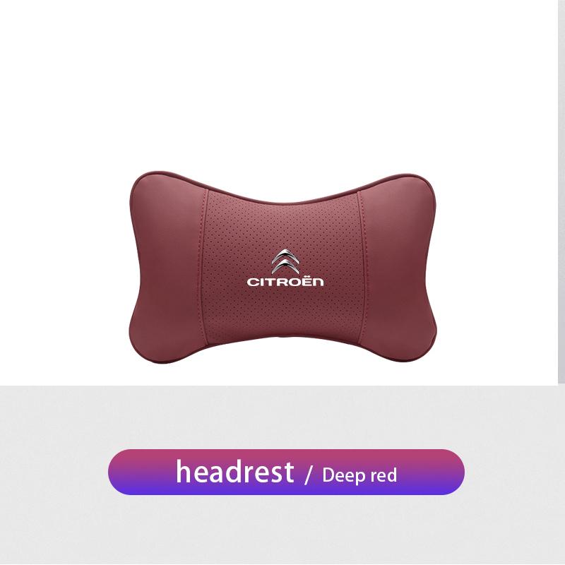 1Pcs Car Seat Headrest Auto Logo Neck Pillow For Citroen C6 C4 2CV VTS DS3 DS4 DS5 RD3 Cross Berlingo Xsara Grand Picasso Jumper