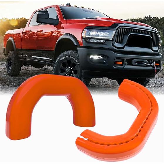 Tow Hook Covers Fits For -2025 RAM 2500/3500,Tow Hitch Cover Car Tow Hooks Compatible With Dodge RAM 2500 And RAM 3500 Accessories -2025 (Red)
