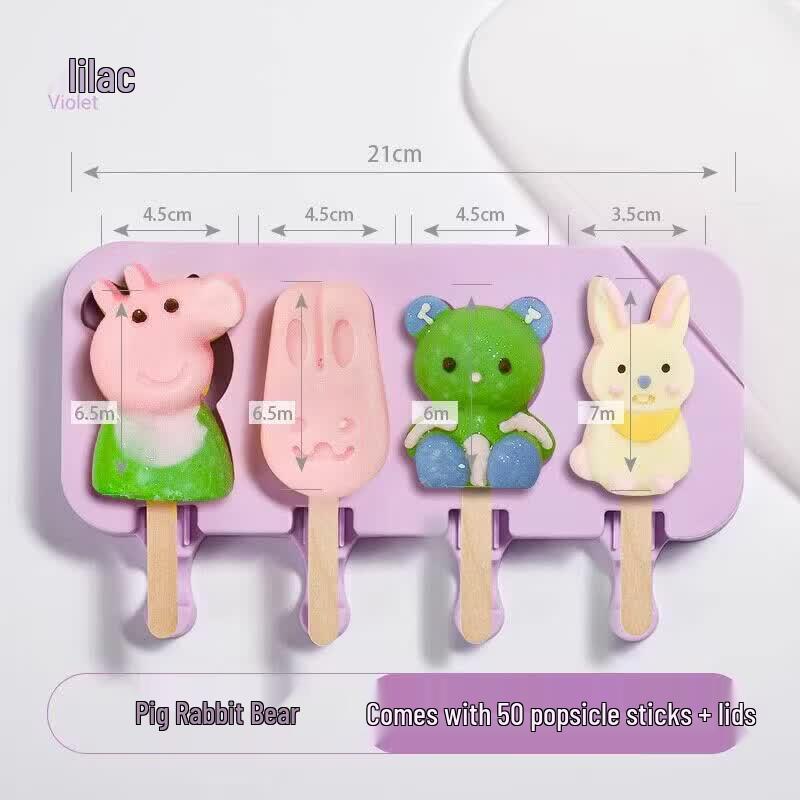 Silicone Ice Cream & Popsicle Mold