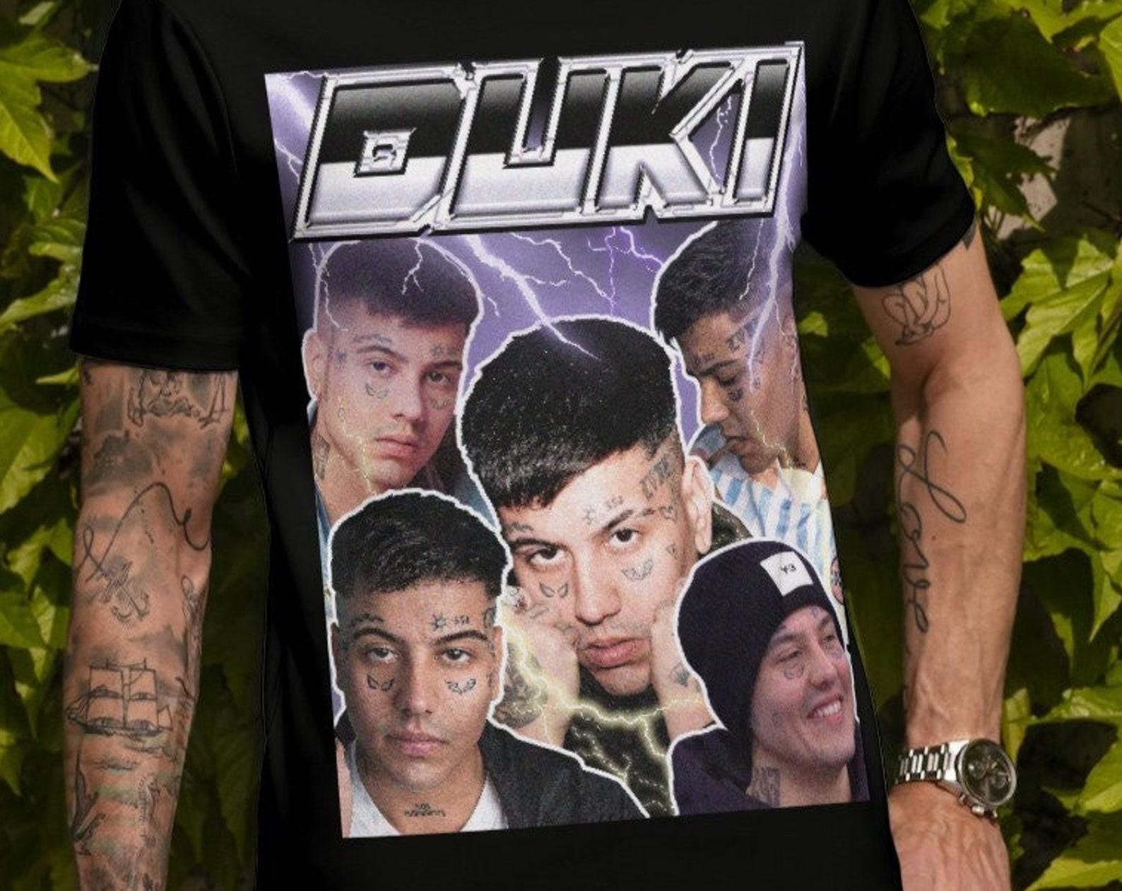 Duki Duko Unisex T-Shirt | Duki Shirt | Duki Fan Gift | Duki Vida Eterna | Duki BZRP | Duki Argentina | Super Sangre Joven | Antes de Ameri 2XL
