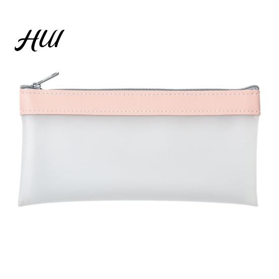 Water-repellent Pencil Bag Clear Mesh Case, Large Transparent Pen Pouch for Girls, Waterproof Exam Stationery Organizer High School Students,