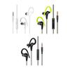 Wired Sports 3.5mm Earphone Waterproof Stereo Earbuds Smartphone Noise Cancelling Sweatproof Handsfree Music Sound Headset Mic