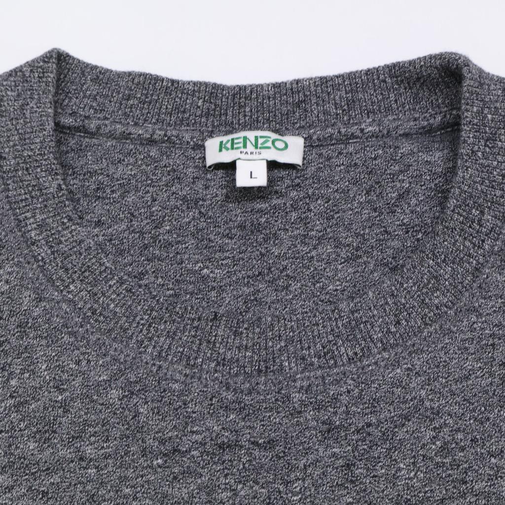 KENZO [Domestic Regular] Tiger Embroidered Crew Neck Sweatshirt/ tops L grayUsed