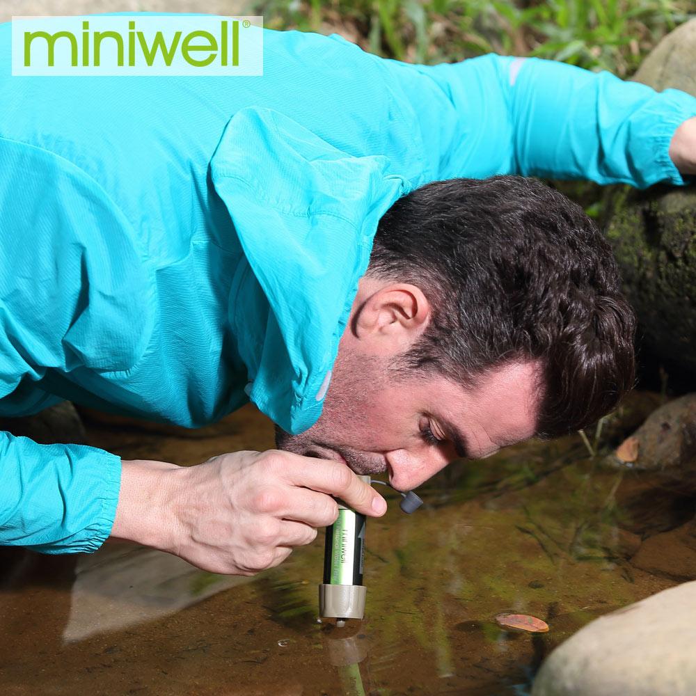 Miniwell Outdoor Sport Personal Water Filter Good For Travel & Backpacking