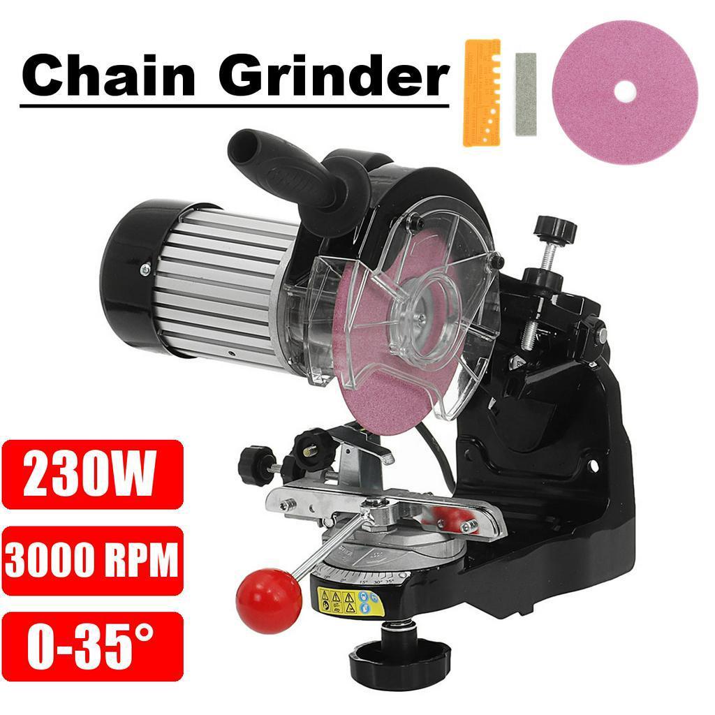 

230 В Профессиональный Мощный Станок для Заточки Цепных Пил Садовый Инструмент Портативная Электрическая Заточка для Цепных Пил 25.5x25.5x38см