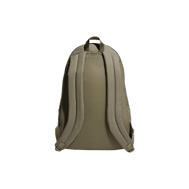 Adidas Recycled Material Large Capacity Zipper Backpack Unisex Backpacks Army-Green GV3402
