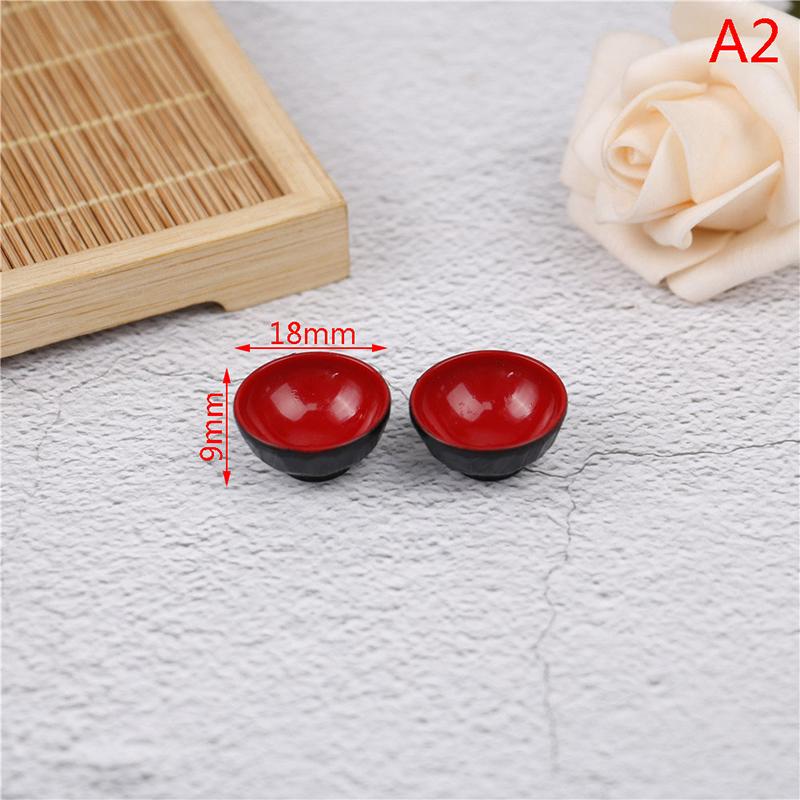 

1:12 Dollhouse Miniature Old Style Retro Soup Basin Food Fruit Bowl, Dishes Plate, Bowl Kitchen Tableware Dollhouse Accessories