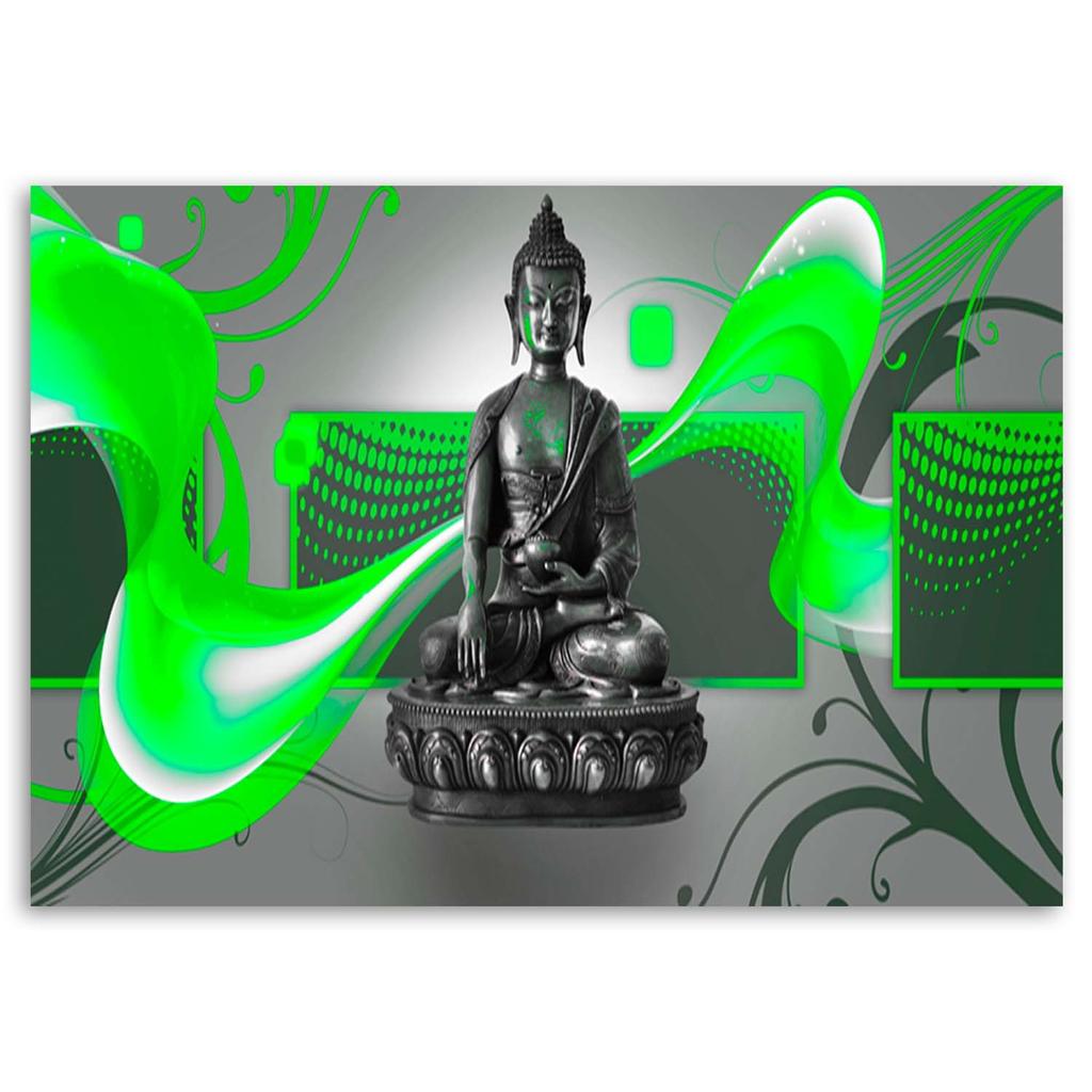 Canvas Print Buddha Figure Abstract