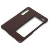 Mobile Phone Case ABS AllInclusive AntiFall Protective Cover for Samsung Galaxy Z Fold 1 W20(Brown )