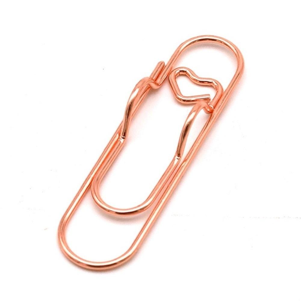 

Любовь Модель Скрепки Металлический Держатель для Ручек Разделители Страниц Бирки Школьные Принадлежности Аксессуары розового золота