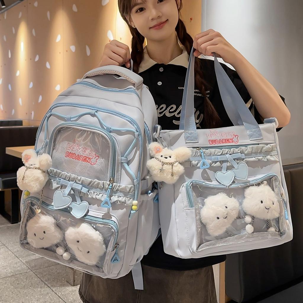 Children's Schoolbag Elementary School Students Girls Junior High School Students High School High Value School Backpack