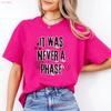 It Was Never A Phase Elder Emo T Shirt For Friend Song Millennial Vintage Versatile Slightly Stretched Fashion Unisex