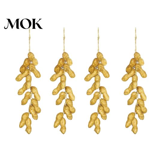 Durable Artificial Vegetable Decor Vegetables String Simulated Garland Realistic Decorative Fake Veggies for Long-lasting Home Farmhouse Kitchen Farm